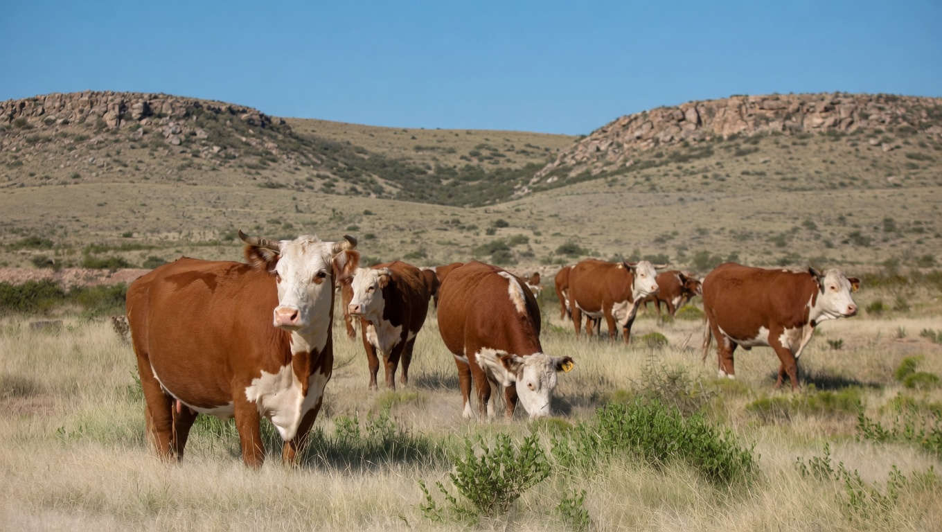 Replacement heifers in pasture